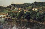 Joaquin Sorolla Y Bastida Asturian Landscape oil painting